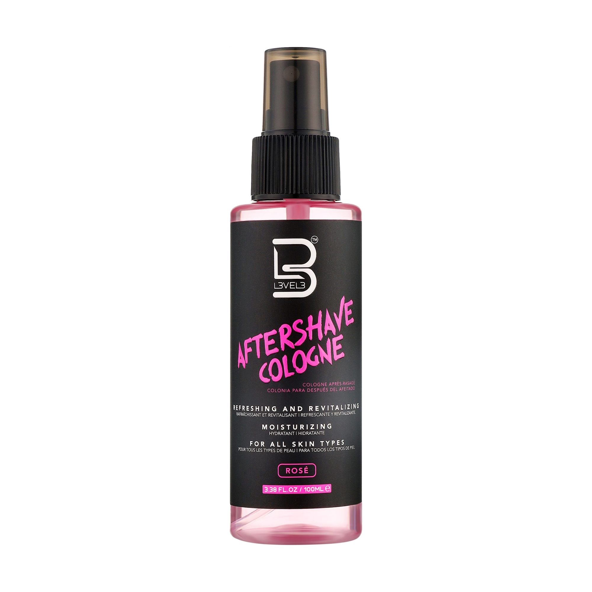 Чоловічий одеколон після гоління Level3 Aftershave Cologne, Rose, 100 мл
