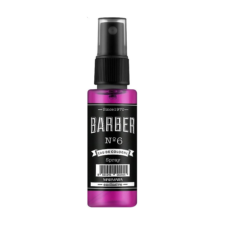 Чоловічий одеколон після гоління Marmara Barber No6 Eau De Cologne Spray, 50 мл